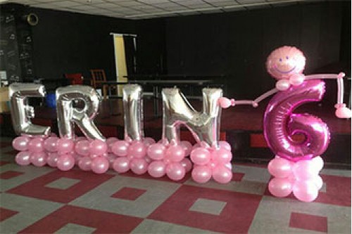 Balloon Stand with alphabet